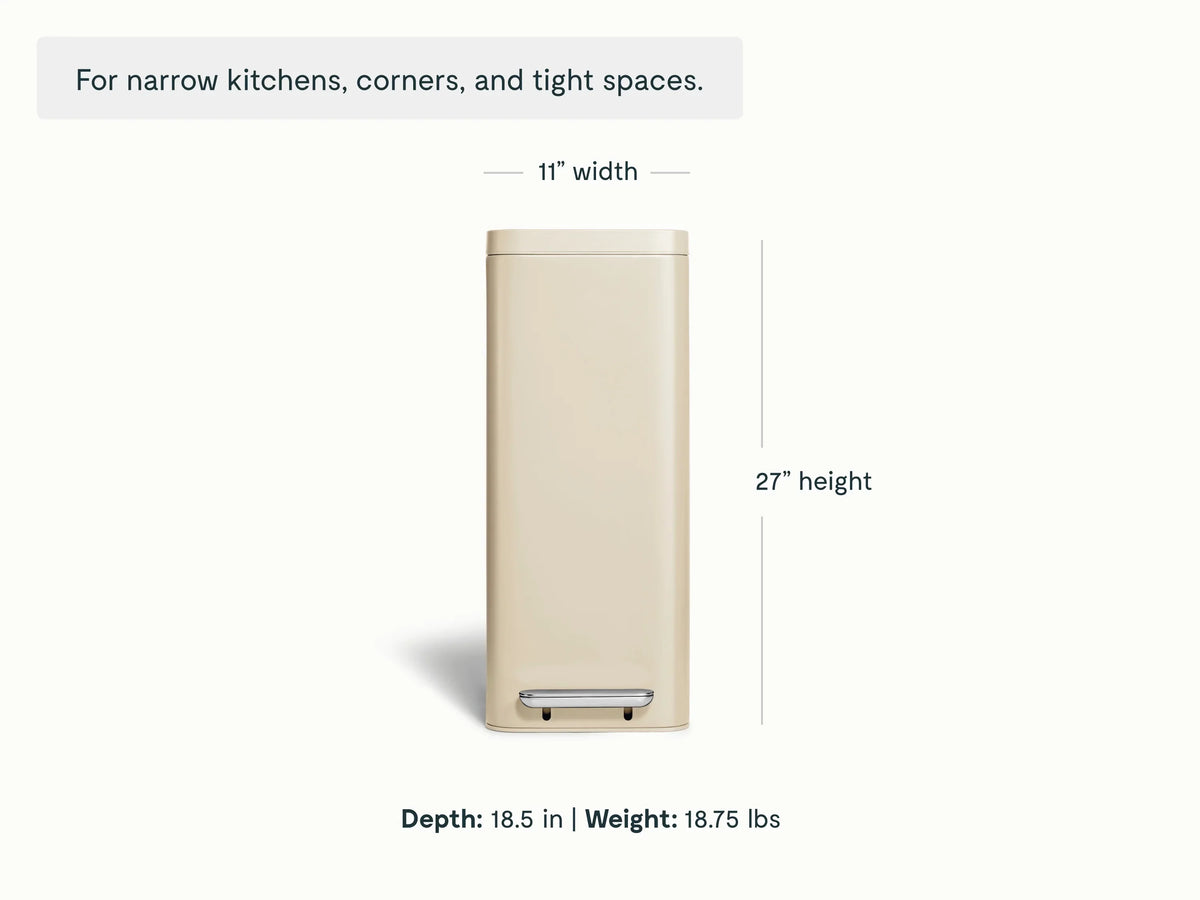 45L Slim Step Trash Can