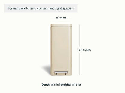 45L Slim Step Trash Can