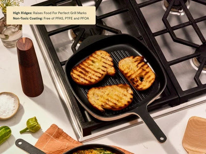 10.5” Enameled Cast Iron Grill Pan