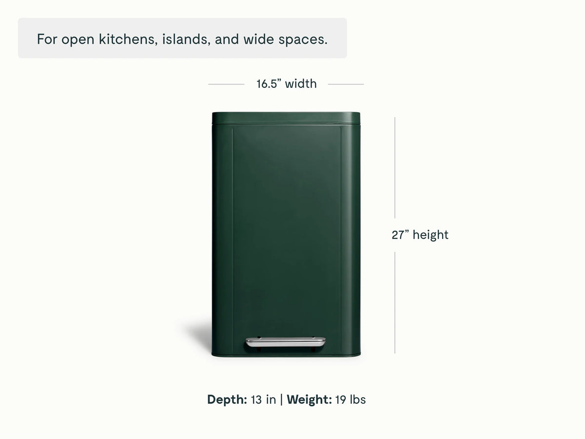 45L Rectangular Step Trash Can