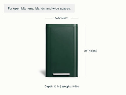 45L Rectangular Step Trash Can