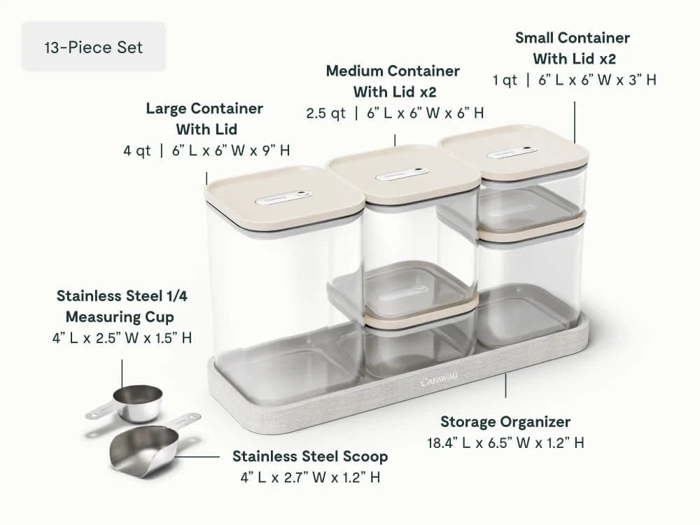 13-pc Glass Airtight Container Set