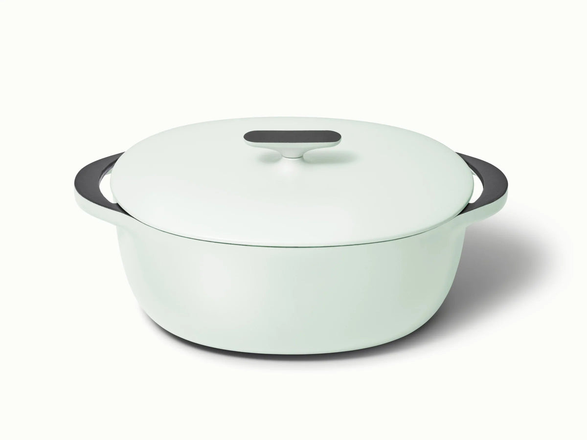 8 qt Enameled Cast Iron Oval Dutch Oven
