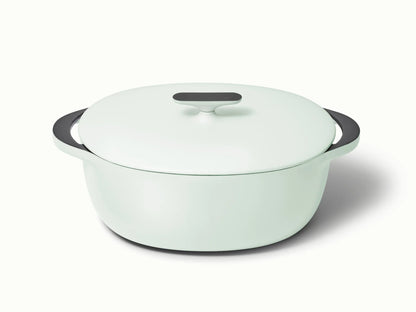 8 qt Enameled Cast Iron Oval Dutch Oven