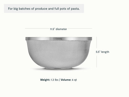 Large Stainless Steel Strainer