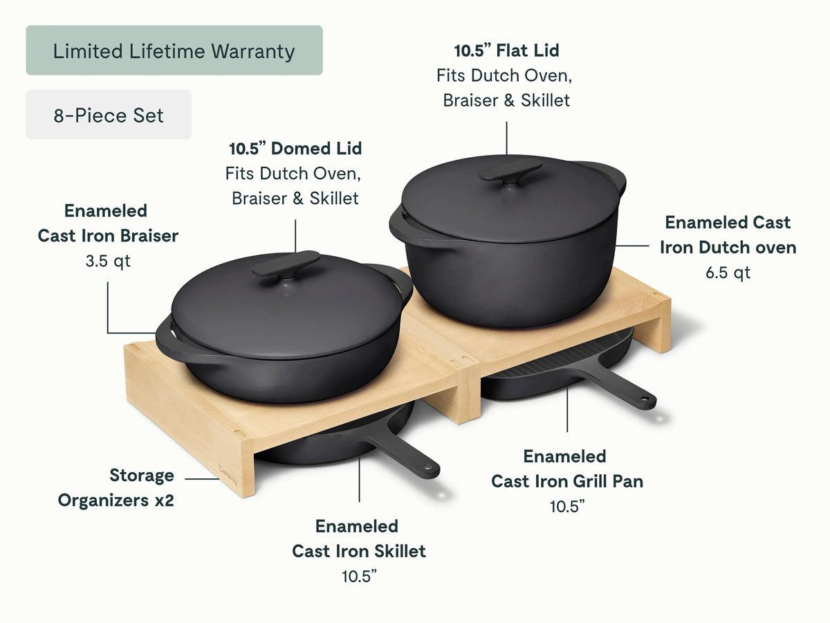 Enameled Cast Iron Set
