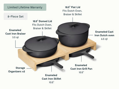 Enameled Cast Iron Set