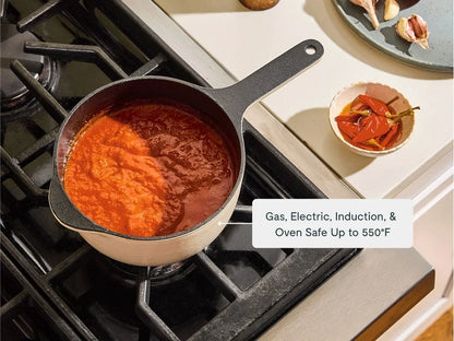1.8 qt Enameled Cast Iron Mini Sauce Pan