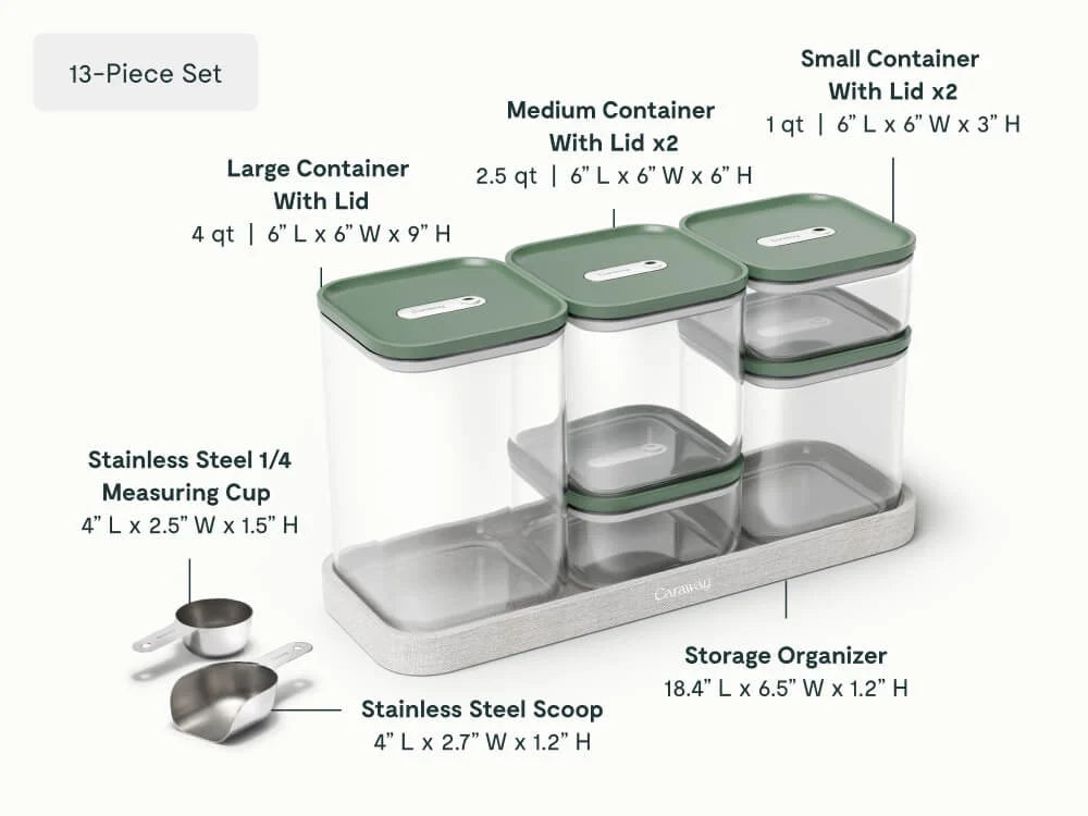13-pc Glass Airtight Container Set