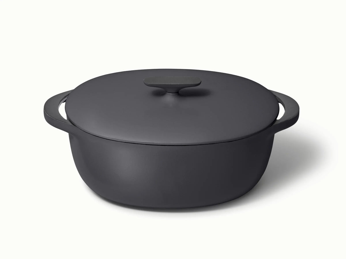 8 qt Enameled Cast Iron Oval Dutch Oven