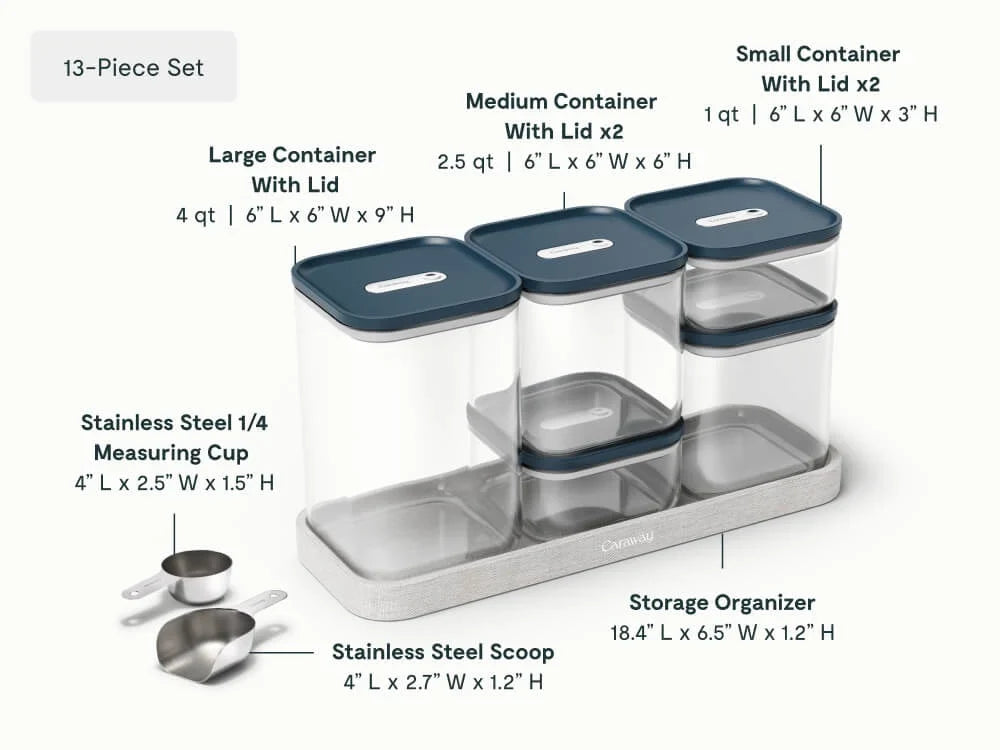 13-pc Glass Airtight Container Set