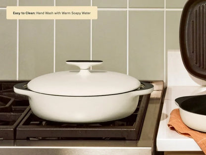 3.5 qt Enameled Cast Iron Braiser