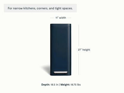 45L Slim Step Trash Can