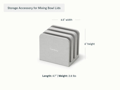 Mixing Bowl Lid Storage Organizer