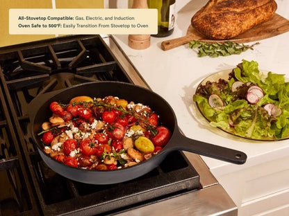 10.5” Enameled Cast Iron Skillet