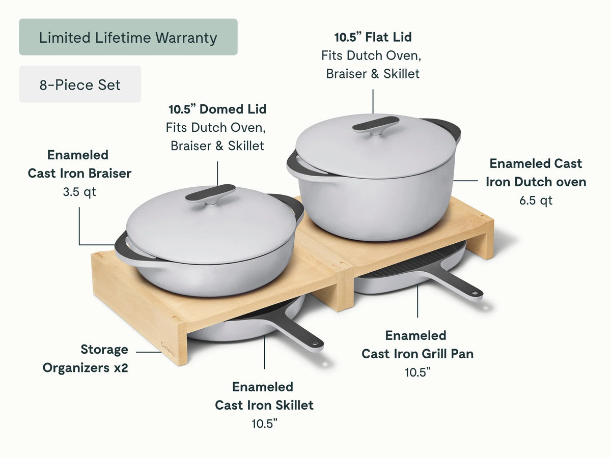 Enameled Cast Iron Set