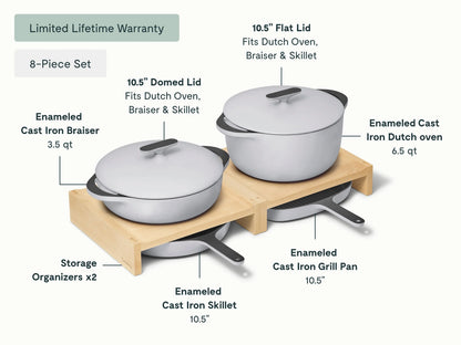 Enameled Cast Iron Set