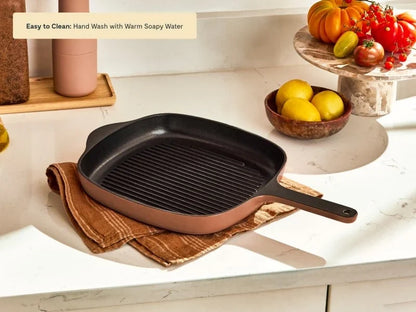 10.5” Enameled Cast Iron Grill Pan