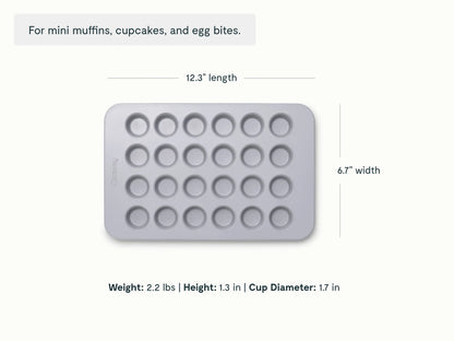 24 Cup Mini Muffin Pan